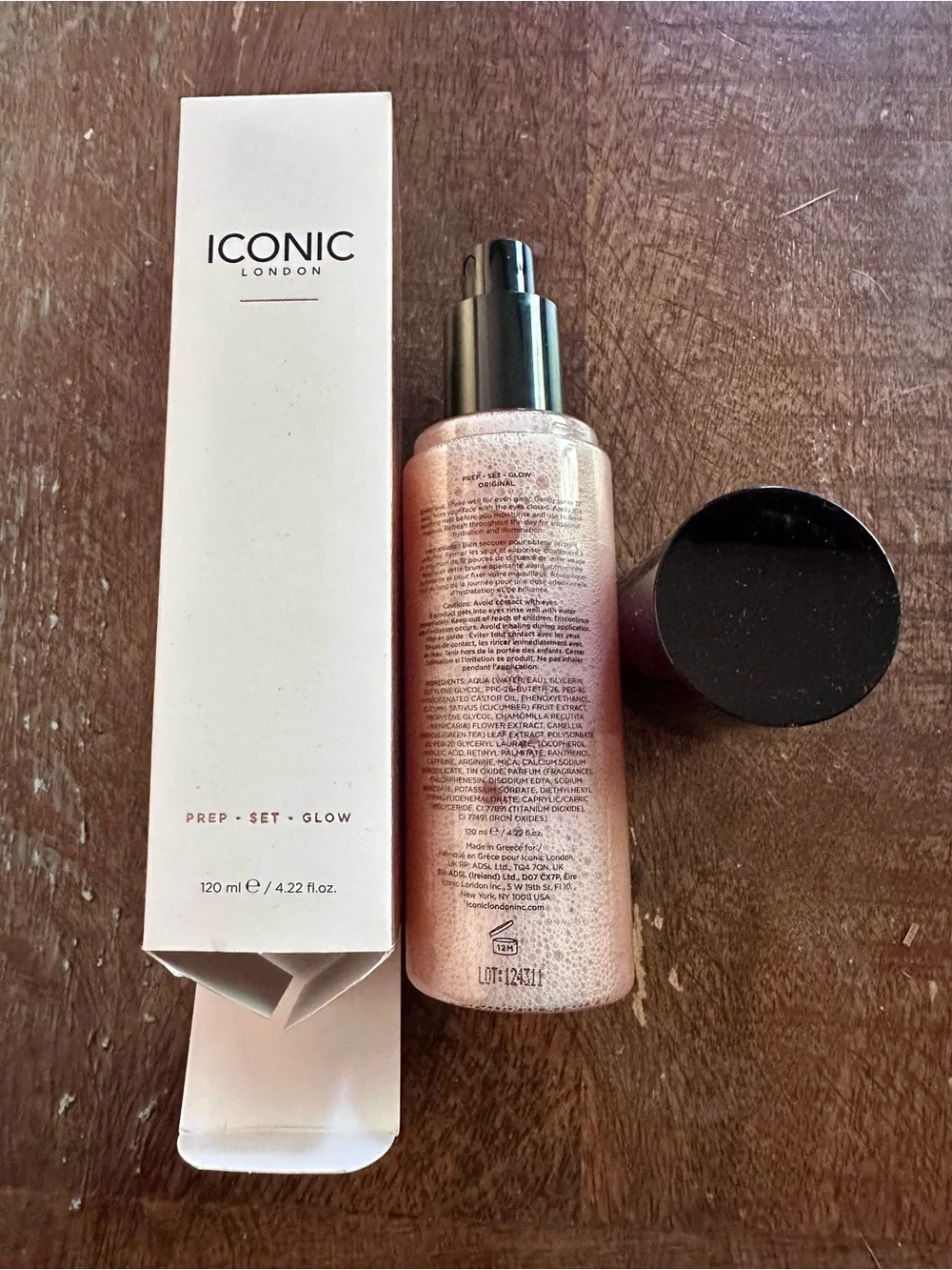 NIB ICONIC London Prep•Set•Glow Illuminating Mist — Original